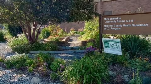 Picture of the MSU Extension-Macomb demonstration garden