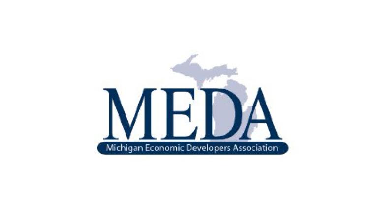 The MEDA (Michigan Economic Developers Association) logo